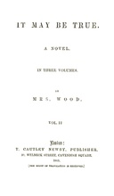 It May Be True, Vol. 2 (of 3)