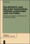 Palimpsests and Related Phenomena across Languages and Cultures