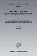 Zur Bewertung der Entwicklungszusammenarbeit