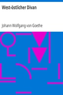 West-östlicher Divan