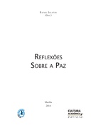 Reflexões sobre a paz