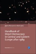 Handbook of Direct Democracy in Central and Eastern Europe after 1989