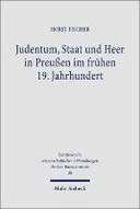 Judentum, Staat und Heer in Preußen im frühen 19. Jahrhundert
