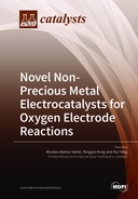 Novel Non-Precious Metal Electrocatalysts for Oxygen Electrode Reactions