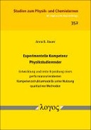 Experimentelle Kompetenz Physikstudierender