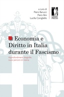 Economia e Diritto in Italia durante il Fascismo