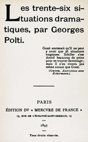 Les trente-six situations dramatiques