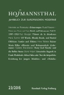 Hofmannsthal Jahrbuch zur Europäischen Moderne