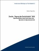 Zweite „Tagung der Fachdidaktik“ 2015