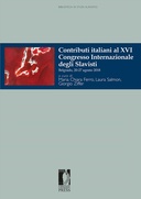Contributi italiani al XVI Congresso Internazionale degli Slavisti