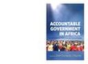 Accountable Government in Africa