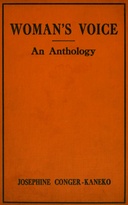 Woman's Voice : $b An anthology