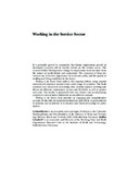 Working in the Service Sector