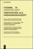 Verfassung als Ordnungskonzept