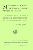 Mrs. Severn: A Novel, Vol. 1 (of 3)