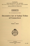 Decorative Art of Indian Tribes of Connecticut