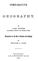 Comparative geography