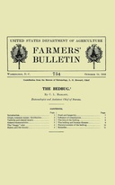 USDA Farmers' Bulletin No. 754: The Bedbug (1916)