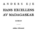 Hans excellens av Madagaskar