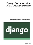 Django Documentation 1.9.x