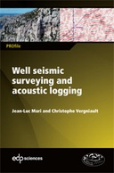 Well seismic surveying and acoustic logging