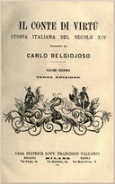 Il Conte di Virtù vol. 2/2 Storia italiana del secolo XIV