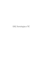 EAD, Tecnologias e TIC