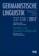 Variation und Wandel im Blickpunkt