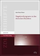 Negationskongruenz in den deutschen Dialekten