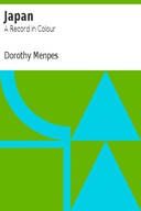 Japan: A Record in Colour