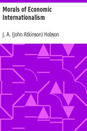 Morals of Economic Internationalism