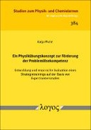 Ein Physikübungskonzept zur Förderung der Problemlösekompetenz