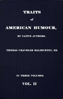 Traits of American Humour, Vol. II of III