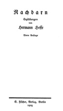 Nachbarn Erzählungen
