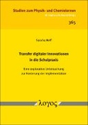 Transfer digitaler Innovationen in die Schulpraxis