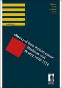 «Remov'd from human eyes»: Madness and Poetry 1676-1774