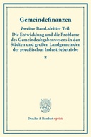 Gemeindefinanzen.