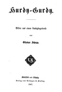 Hurdy-Gurdy Bilder aus einem Landgängerdorfe