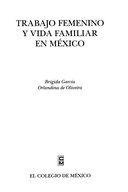Trabajo femenino y vida familiar en México