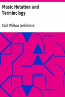 Music Notation and Terminology