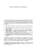 Connecting Policy and Practice