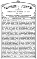 Chambers's journal of popular literature, science, and art, fifth series, no. 144, vol. III, October 2, 1886