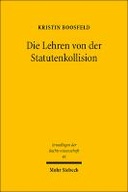Die Lehren von der Statutenkollision