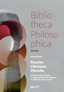 Muzyka. Literatura. Filozofia. O filozoficznych wątkach w twórczości Ryszarda Wagnera i w Ulissesie Jamesa Joyce’a