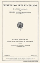 USDA Farmers' Bulletin No. 1014: Wintering Bees in Cellars
