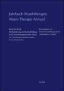 Jahrbuch Musiktherapie / Music Therapy Annual