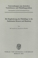 Untersuchungen zum deutschen Vertriebenen- und Flüchtlingsproblem