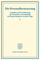 Die Personalbesteuerung.