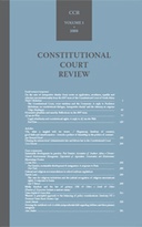 Constitutional Court Review 2011 - 4