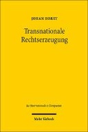 Transnationale Rechtserzeugung